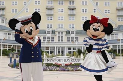 Mickey & Minnie Mouse Debut New Nautical Outfits at Disney’s Newport Bay Club in Disneyland Paris