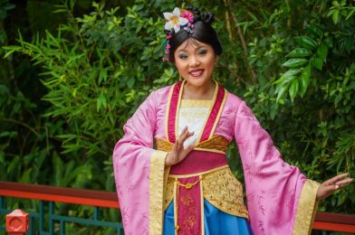 PHOTOS, VIDEO: Mulan Returns to China Pavilion at EPCOT for Distanced Appearances