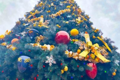 FINALLY! Holiday Decorations Have Arrived in EPCOT