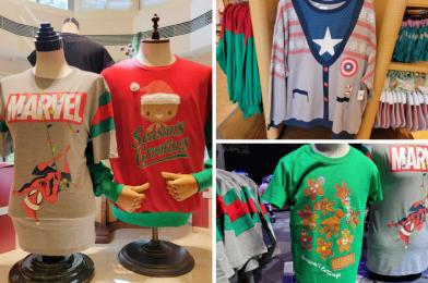 PHOTOS: Celebrate the Holidays With New Festive Marvel Apparel at Disney California Adventure