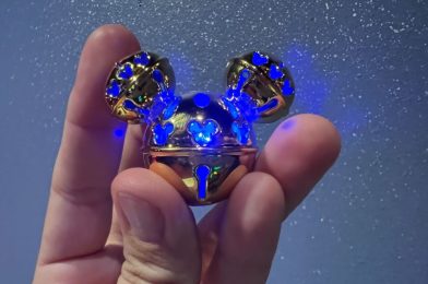 PHOTOS: New Gold Mickey Jingle Bell Glow Cube Rings in the Holiday Season at Disneyland