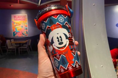 PHOTOS: New Holiday Mickey Stainless Steel Tumbler Available Exclusively at the Merriest Nites Event in Disneyland