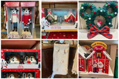 PHOTOS: New Christmas Wreath, Scarf, Walt’s Holiday Lodge Nutcracker & Kitchenware Available at Disneyland Resort