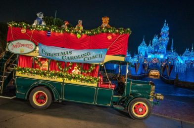 The Muppets Christmas Caroling Coach Takes Over the Omnibus for Merriest Nites at Disneyland