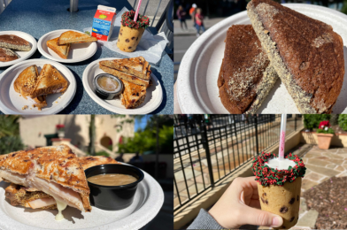 REVIEW: Universal Studios Florida Offers “Cookies and Milk” Served in a Cookie Cup, S’mores, Leftovers, and VBLT Sandwiches for the Holidays