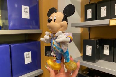 PHOTOS: New Britto 50th Anniversary Mickey Mouse Figure at Walt Disney World