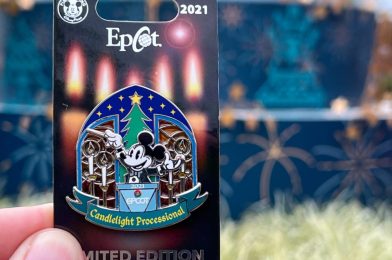 PHOTOS: New Limited Edition 2021 Candlelight Processional Pin at EPCOT