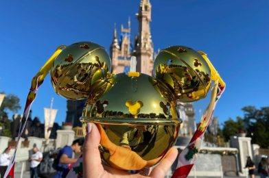 PHOTOS: New Gold Mickey Jingle Bell Sipper Arrives at Walt Disney World for Christmas 2021