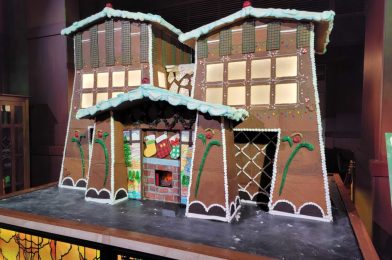 PHOTOS: 2021 Gingerbread House Arrives at Disney’s Grand Californian Hotel & Spa