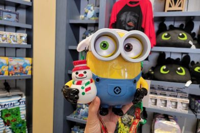 PHOTOS: New Holiday Minion Popcorn Bucket Available at Universal Studios Hollywood