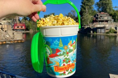 PHOTOS: New Holiday Popcorn Bucket Available at Disneyland Resort