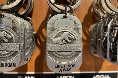 PHOTOS: New Jurassic World Name and Phrase Keychains Arrive at Universal’s Islands of Adventure