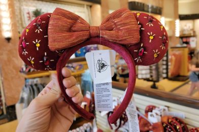 PHOTOS: New Red Jeweled Minnie Ear Headband at Disneyland Resort