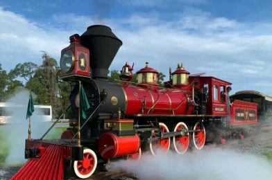 FIRST LOOK: Walt Disney World Railroad Train Engine 1 Receives Refurbishment