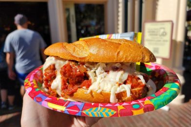 REVIEW: Spicy Meatball Sandwich Less Than Sum of Its Parts at Refreshment Corner in Disneyland Park