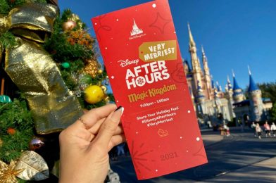 PHOTOS: First Look at Park Map for Disney Very Merriest After Hours at Magic Kingdom