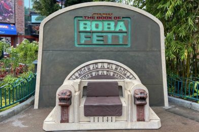 PHOTOS: New ‘The Book of Boba Fett’ Photo Spot Installed Outside Star Wars Trading Post at the Downtown Disney District