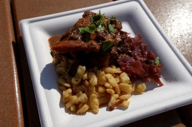 Trying Food From the Bavaria Holiday Kitchen at EPCOT