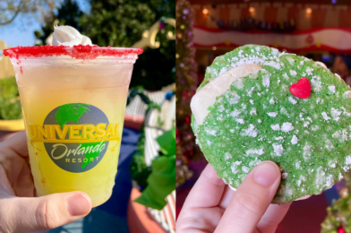 REVIEW: Holiday Punch and Grinch Ice Cream Cookie Sandwich from Hop on Pop Ice Cream Shop Make Our Hearts Grow 3 Sizes Bigger at Universal’s Islands of Adventure