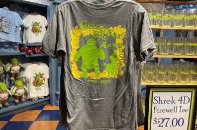 PHOTOS: New Shrek 4-D Farewell Tee Available at Universal Studios Florida