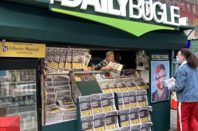 The Daily Bugle Newsstand Opens in Manhattan Ahead of ‘Spider-Man: No Way Home’ Release