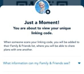 New My Disney Experience QR Feature Helps Guests Link to Friends and Family