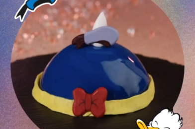 Donald Duck Dome Cake Coming January 10 to Gaston’s Tavern at the Magic Kingdom for 50th Anniversary of Walt Disney World