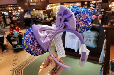 New Amethyst Minnie Ear Headband Shines at Disneyland Resort