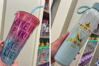 New Cinderella Bottle and ‘Sleeping Beauty’ Tumbler Arrive at Disneyland Resort