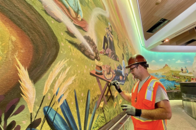 Imagineers Share New Look at ‘Global Gathering’ Mural in Connections Café and Eatery at EPCOT