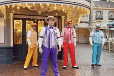 Dapper Dans Perform ‘We Don’t Talk About Bruno’ at Disneyland