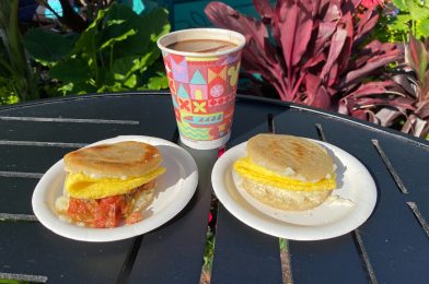 REVIEW: Fresh Breakfast Arepas and Delicious Dulce de Leche Cocoa Coffee Debut for New Morning Menu at La Isla Fresca During 2022 EPCOT International Flower & Garden Festival