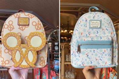 New Scented Mickey Pretzel and ‘Frozen’ Olaf Loungefly Mini Backpacks at Walt Disney World