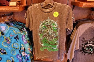 New Pirates of the Caribbean Glow in the Dark 55th Anniversary Tee Available at Disneyland Resort