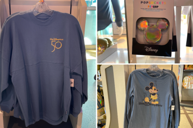 New 50th Anniversary EARidescent Shimmer Spirit Jersey, Tee, and PopSocket Available at Walt Disney World