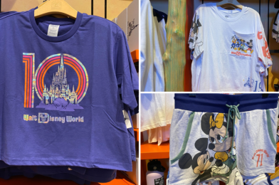 Walt Disney World Tencennial Tee and Vintage Apparel Join the 50th Anniversary Vault Collection