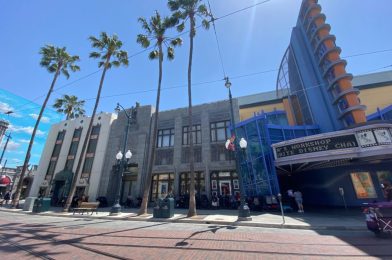 Construction Walls Removed From Outside Animation Academy at Disney California Adventure