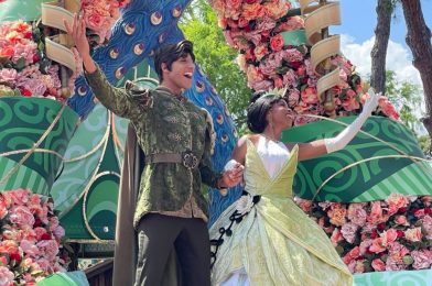 UPDATE: Tiana and Naveen Continue to Lead Festival of Fantasy Parade at Magic Kingdom