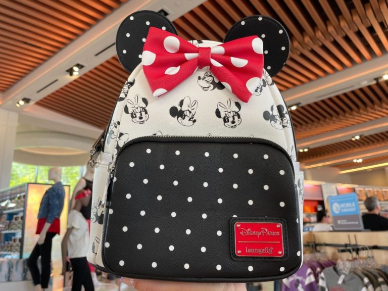 New Minnie Mouse Loungefly Mini Backpack Available at EPCOT - Disney by ...