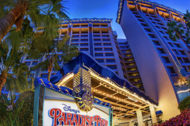 Walkway Connecting Paradise Pier Hotel to Disney California Adventure Under Construction