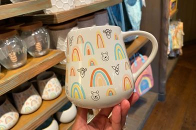 New Rainbow Winnie the Pooh Mug Available at Disneyland Resort