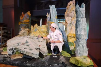 Rice Crispy Model of Batuu on Display at Disney’s Grand Californian Hotel