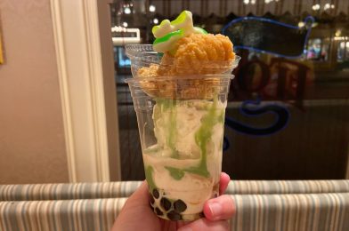 REVIEW: We Tried A Baby Yoda Sundae Topped With A Chicken Nugget at Disneyland After Dark: Star Wars Nite