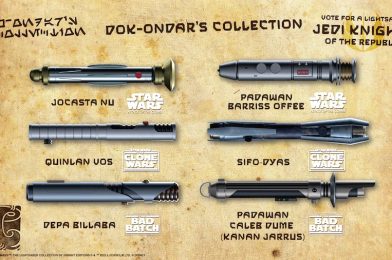 Disney Parks Blog Invites Guests to Vote for the Next Legacy Lightsaber Hilt at Dok-Ondar’s Den of Antiquities