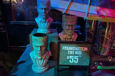 Frankenstein Tiki Mug Terrorizes All Hallows Hula Boutique at Universal’s Islands of Adventure