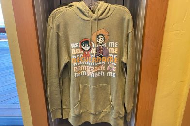 New ‘Recuerdame’ Sweatshirt Inspired by ‘Coco’ Arrives at Disneyland Resort