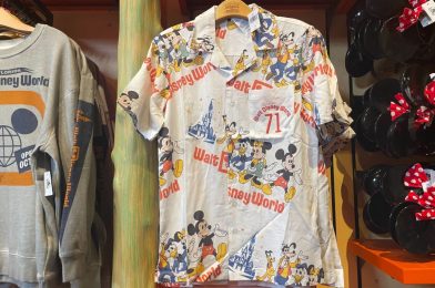 New 50th Anniversary Mickey & Friends Vault Collection Button-Up Shirt Available at Disney’s Animal Kingdom