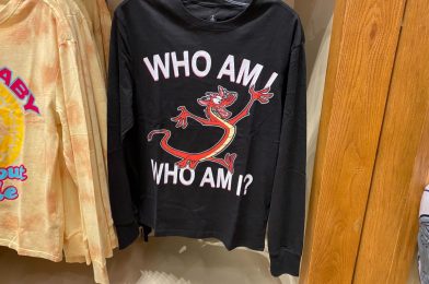 ‘Indestructible Mushu’ Long-Sleeve Shirt Awakens at Disneyland Resort