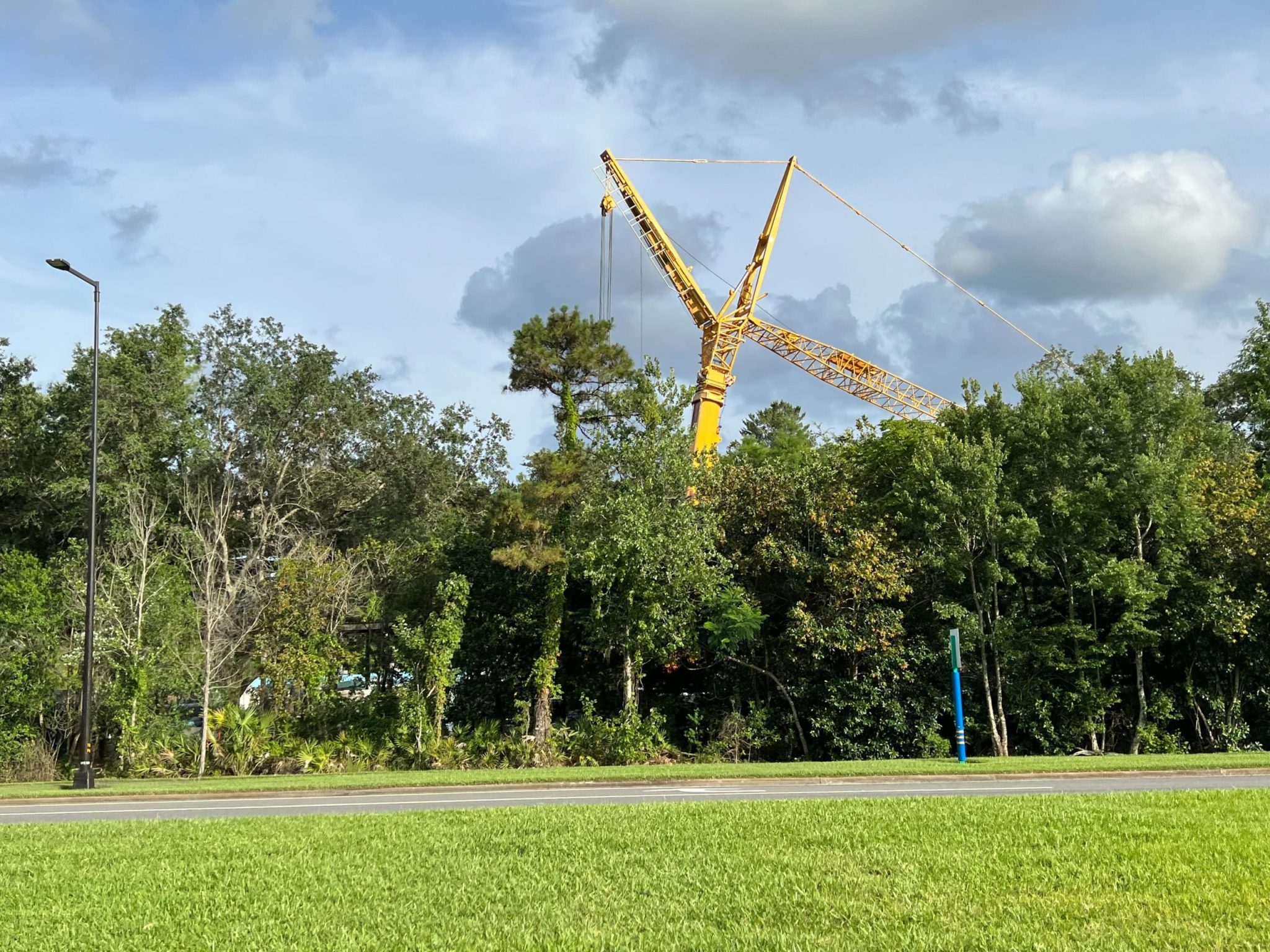 Crane Installed at Blizzard Beach as Refurbishment Continues Disney