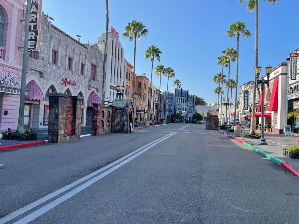 First Halloween Horror Nights Scare Zone Sets Installed at Universal